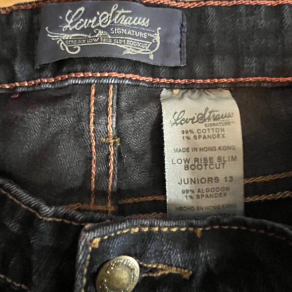 Levi Strauss BUTTON FLY Jeans MED Rise Juniors 13 NWOT - Picture 3 of 5
